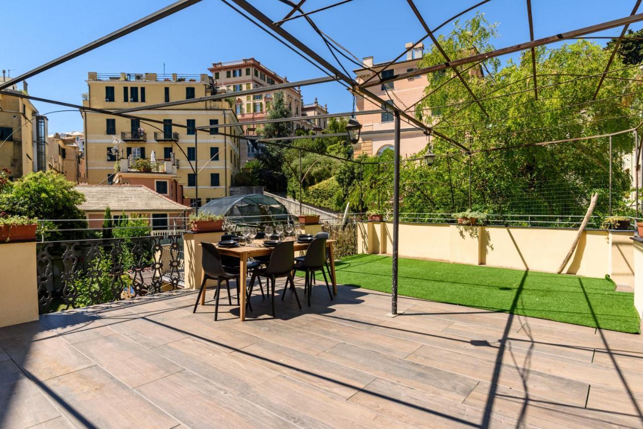 Ferienwohnung Esclusivo 130 Mq + Terrazzo Via San Vincenzo Genua Exterior foto
